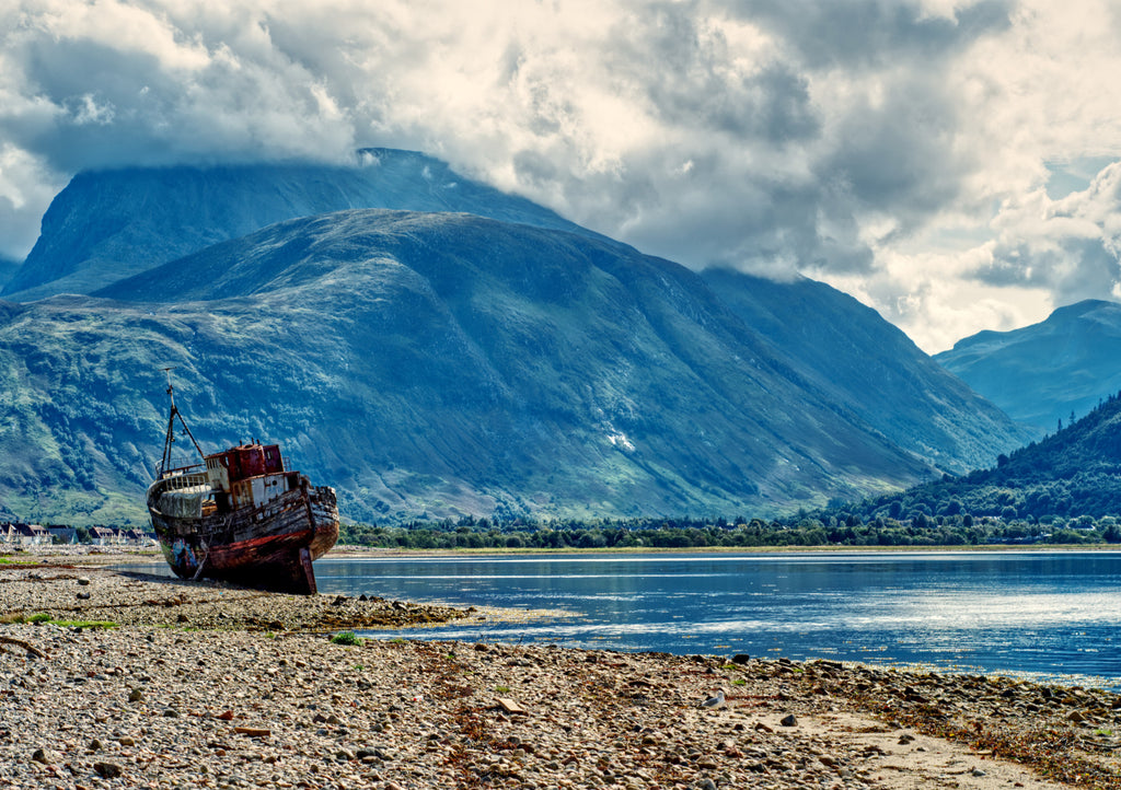 Anika Baumeister - Corpach Schiffswrack am Loch Linnhe