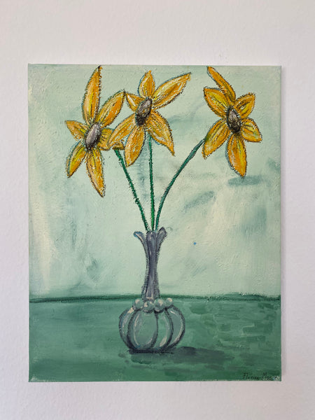 Florian Moser - Drei gelbe Blumen