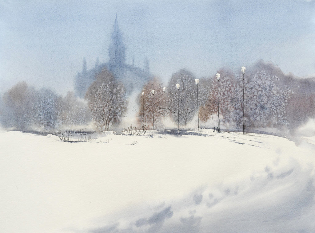 Natalia Widorski - Winter im Park