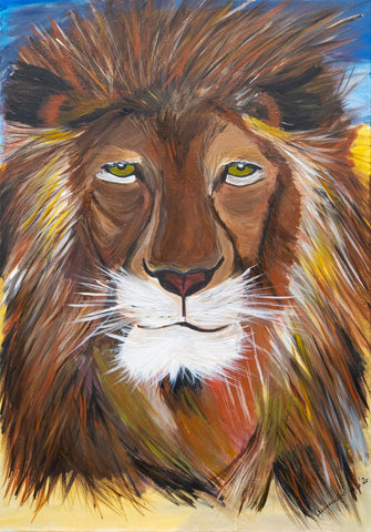 Annemarie Agethen - Löwengesicht