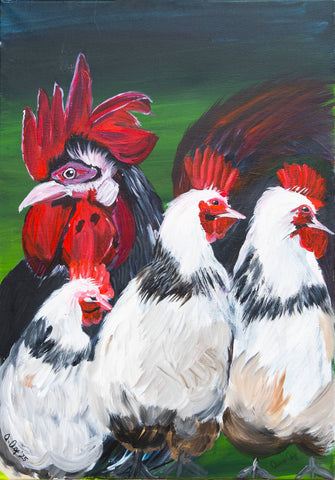 Annemarie Agethen - Hühner