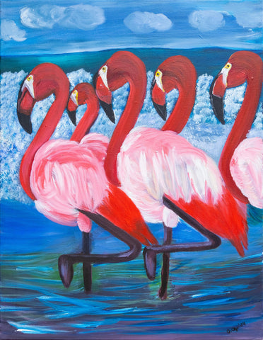 Annemarie Agethen - Flamingo