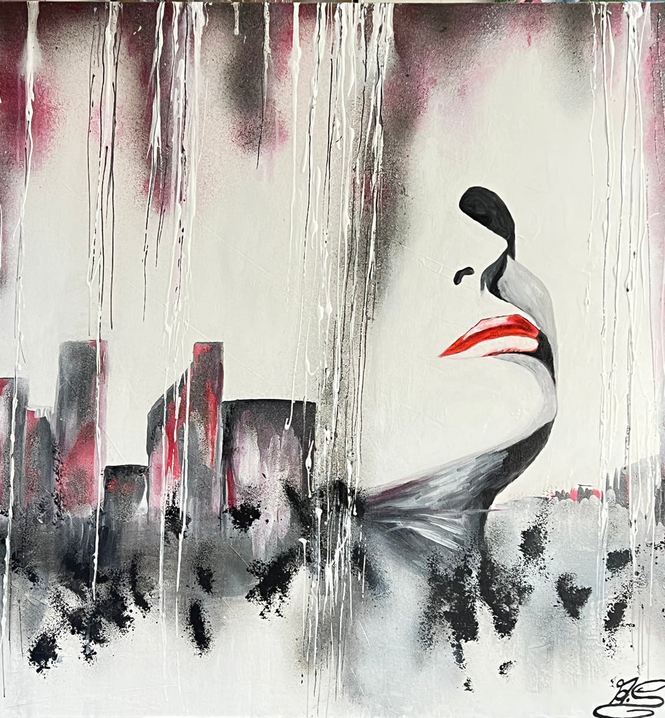 Angelika Schmidt - Face over the Skyline