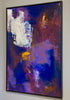 Heike Ponge - Abstrakt Violett Blau Weiss Gelb
