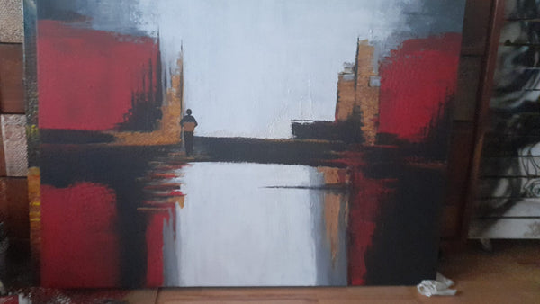 Nuriye Disoglu - Abstraktes Acrylbild