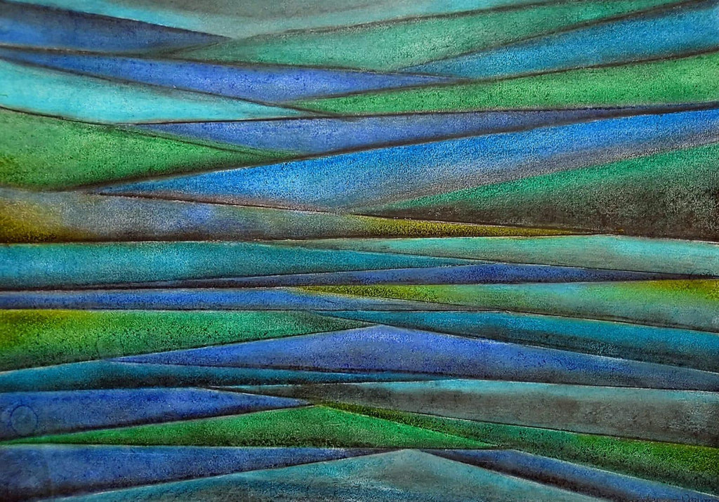 Rupert Wermter - Hommage a Monet bleu