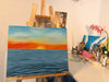 Shaza Khalil - Sonnenuntergang über dem Meer
