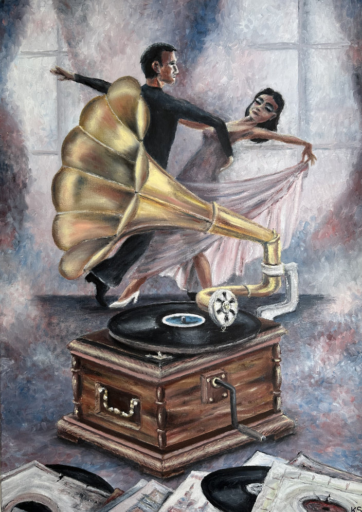 Sergej Konstantinov - Stillleben Grammophon