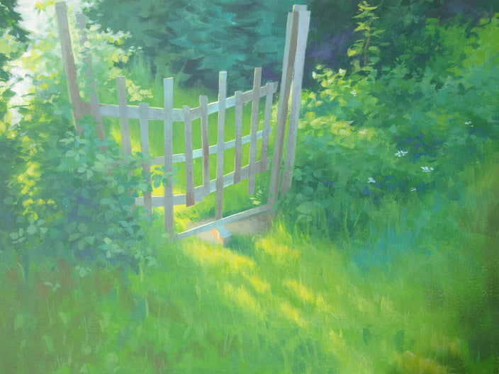 Joachim Hoffmann - Abendsonne am Wegrand