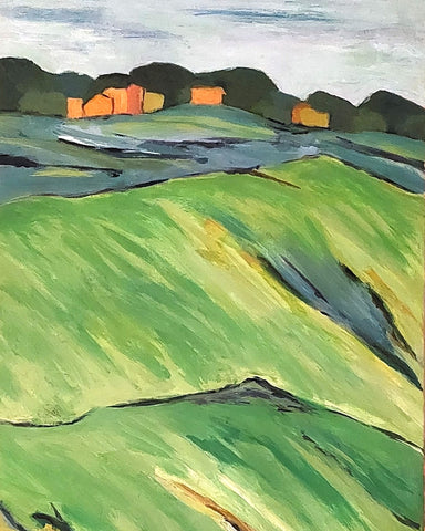 Marianne Höber - Dorf in Frankreich