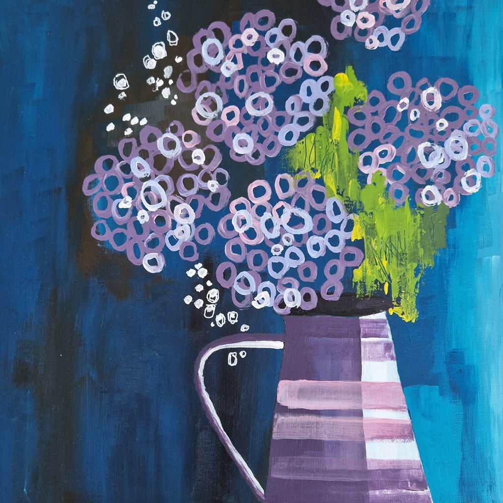 Gabriele Wöllhaf - Hortensien im Krug