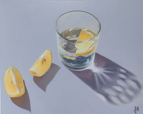 Joachim Hoffmann - Glas mit Zitronen