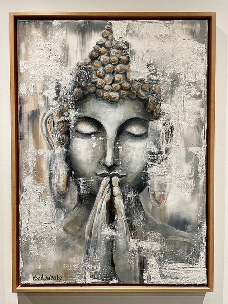 Katharina Von der Wöste - Buddah schwarz-weiß