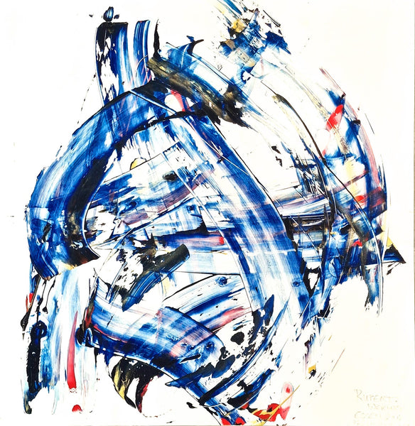 Rupert Wermter - Wirbel blau-rot