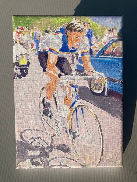 Sylvain Hirschi - Phil Anderson an der Tour de France