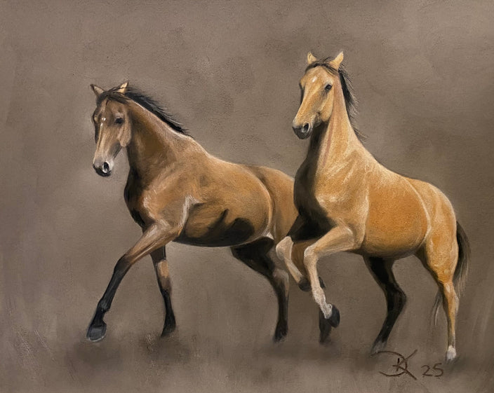 Doreen Kunst - Zwei Pferde