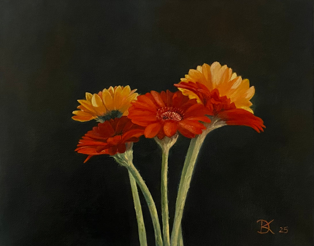Doreen Kunst - Ein Strauss Gerbera