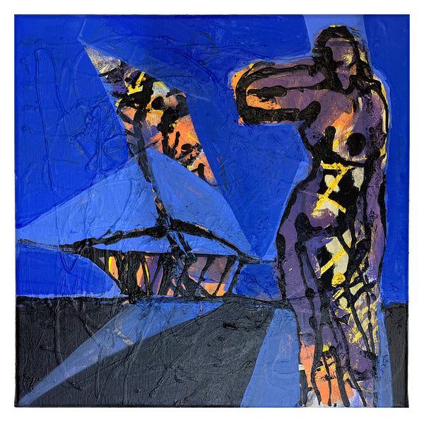 Mathias Wunderlich - Akt mit Schiff
