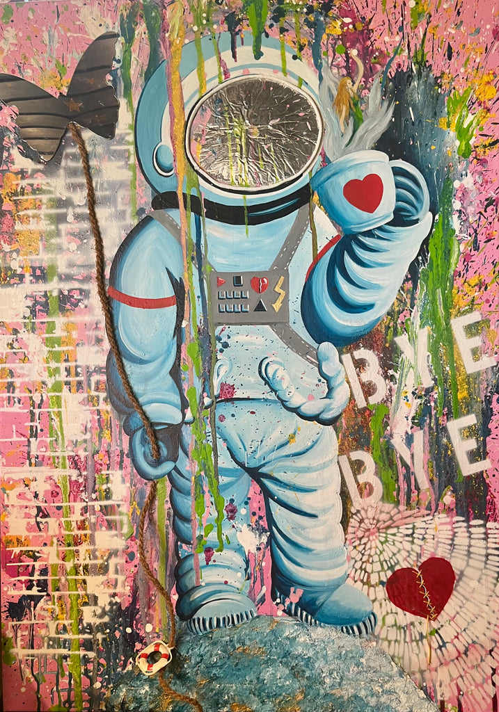 Nachtmalerin Pädi Muntwyler - Bye bye, Astronaut