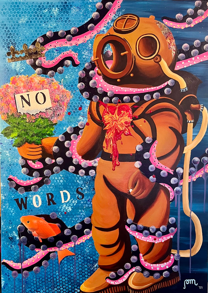 Nachtmalerin Pädi Muntwyler - Bye bye, diver