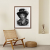 Melanie Danial - Timeless legend, Jimi in monochrome