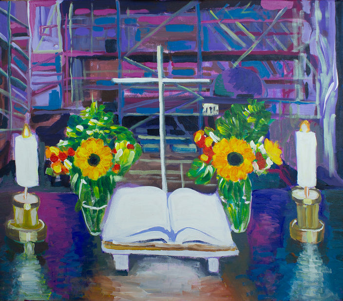 Margarita Siebke - Altar im Rohbau