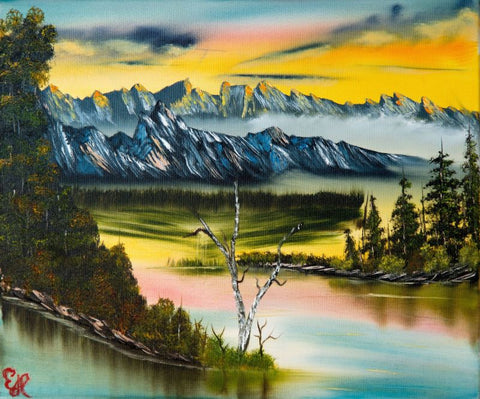 Edwin Heider - Morgen über den Gipfeln