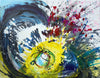 Ira Diekmann-Suardi - Ozeanische Farbexplosion mit surrealem Wurm