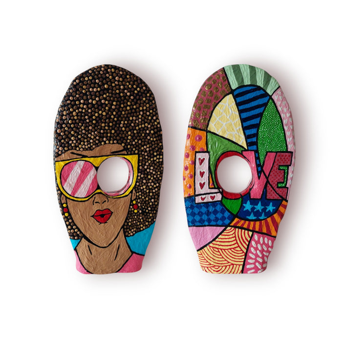 Manuel Lächner - Pop Art Frauenfigur – LOVE