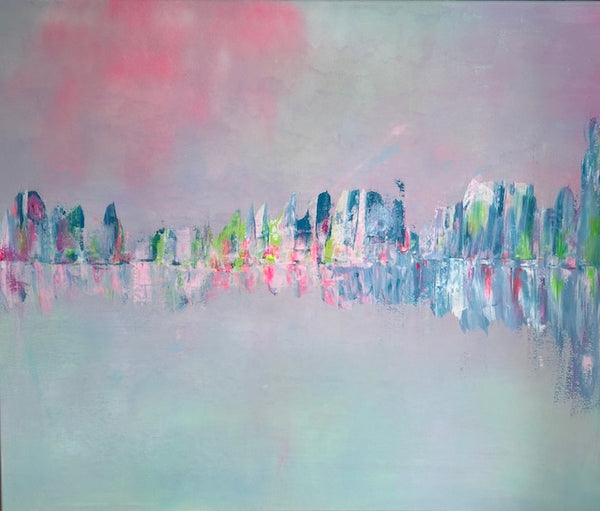 Christina Thenert-Moser - Stille Stadt im Rosendunst