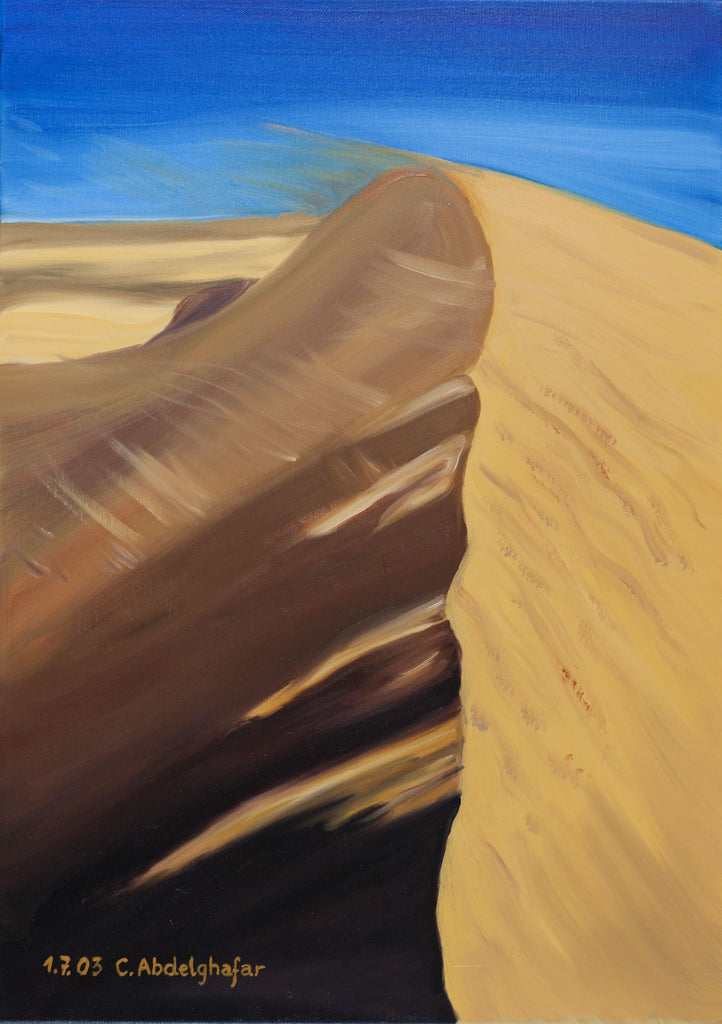 Claudia Lüthi alias Abdelghafar - Sanddüne mit Windspiel