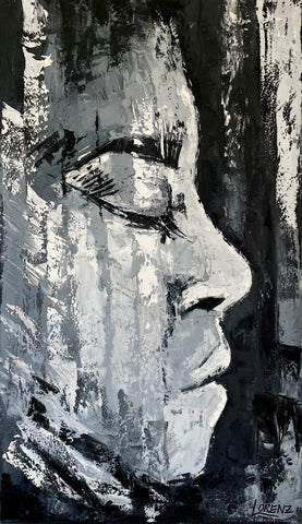 Evelyn Lorenz - So still - Profil in schwarz/weiß