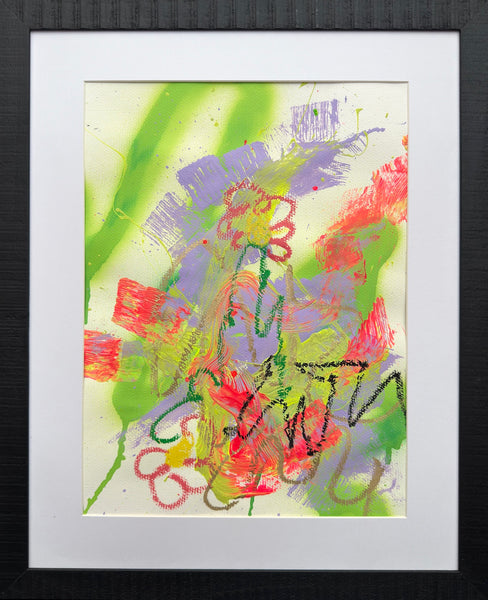 Carolyn Kraft - Urban Garden on paper #4
