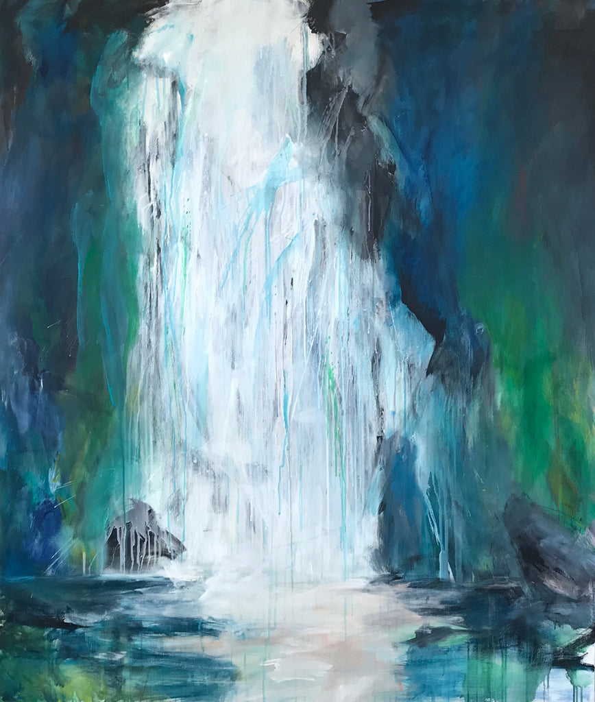 Erni Brendtner - Wasserfall - Island