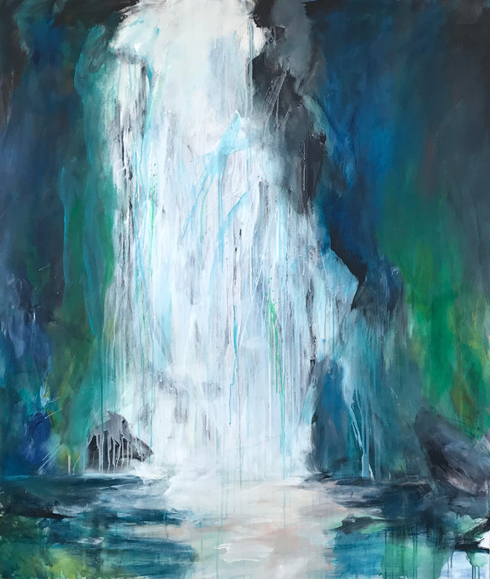 Erni Brendtner - Wasserfall - Island