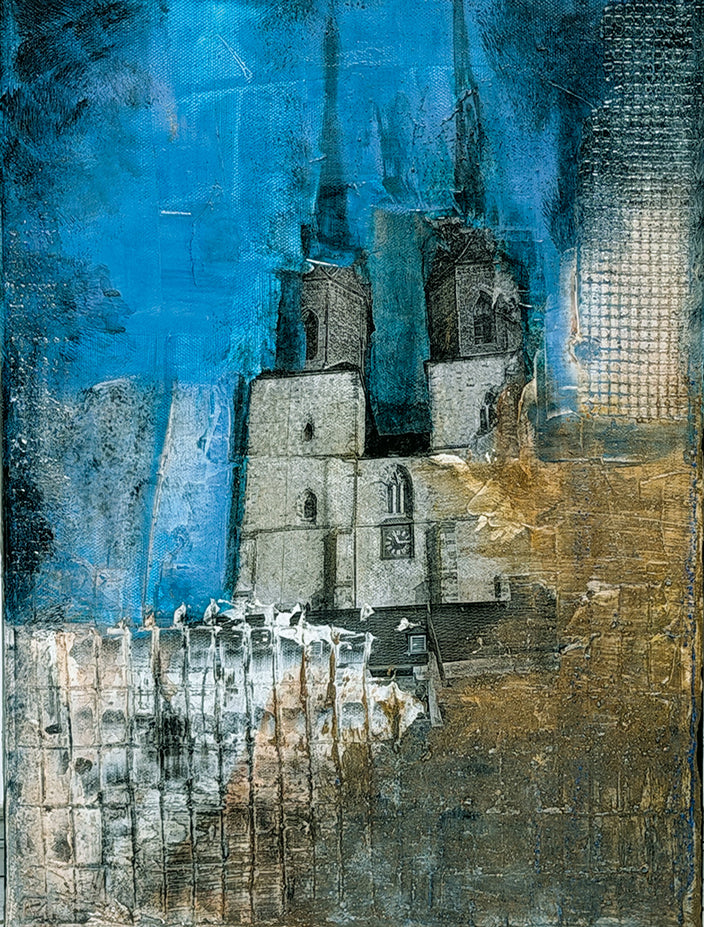 Zaida Grigull - Halle - Marktkirche im Herbst