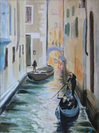 Sabine Griesser - Gondoliere in Venedig
