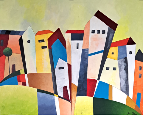 Marion Dahmen - Bunte Stadt