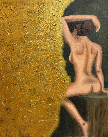 AGu - Akt Frau in Gold