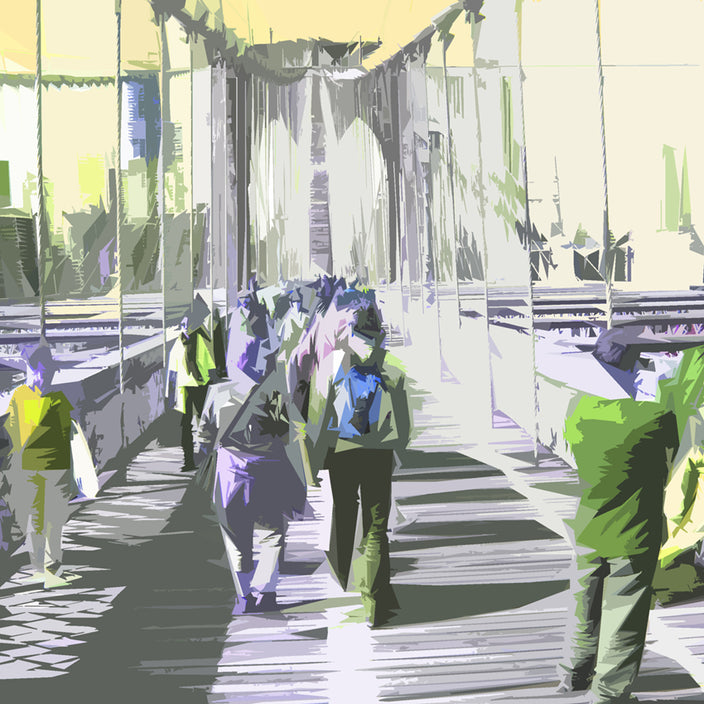 Jürg Strässle - Über die Brooklyn Bridge