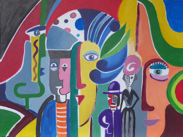 Werner Funk - Menschen in ihrer Zeit Poster Kunstdruck - Werner Funk, Schwieberdingen, Deutschland Wandbild