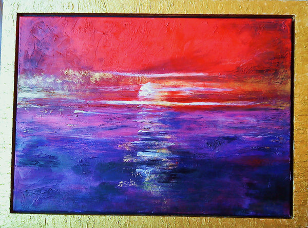 Dorota Kruk - Sonnenuntergang Poster Kunstdruck - Dorota Kruk, Hamburg, Deutschland Wandbild