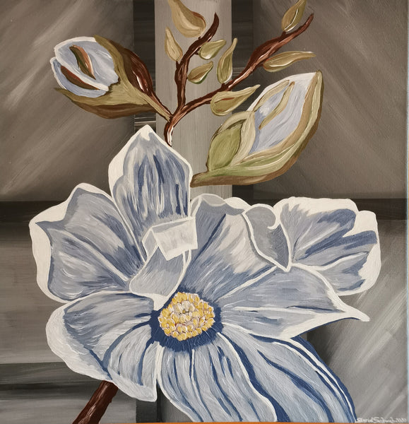 Sigrid Schwab - Magnolie in weiß Poster Kunstdruck - Sigrid Schwab, Schladming, Österreich Wandbild