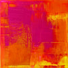 Heike Ponge - Farbreduzierte abstrakte Acrylmalerei in warmen Farbtönen