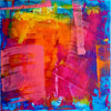 Heike Ponge - Farbenfrohe freie abstrakte Acrylmalerei