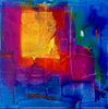 Heike Ponge - Farbenfrohe leuchtende abstrakte Acrylmalerei