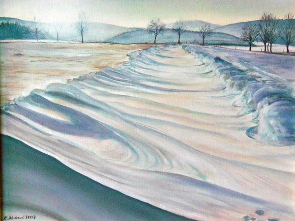 Klara Hurkova - Winterlandschaft Poster Kunstdruck - Klara Hurkova, Aachen, Deutschland Wandbild