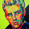 Margarita Kriebitzsch - James Dean Poster Kunstdruck - Margarita Kriebitzsch, Hamburg, Deutschland Wandbild