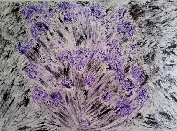 Susanne Schirinzi - Violett Poster Kunstdruck - Susanne Schirinzi, Viganello, Schweiz Wandbild