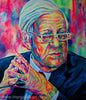 Margarita Kriebitzsch - Helmut Schmidt Pop Art Porträt Poster Kunstdruck - Margarita Kriebitzsch, Hamburg, Deutschland Wandbild